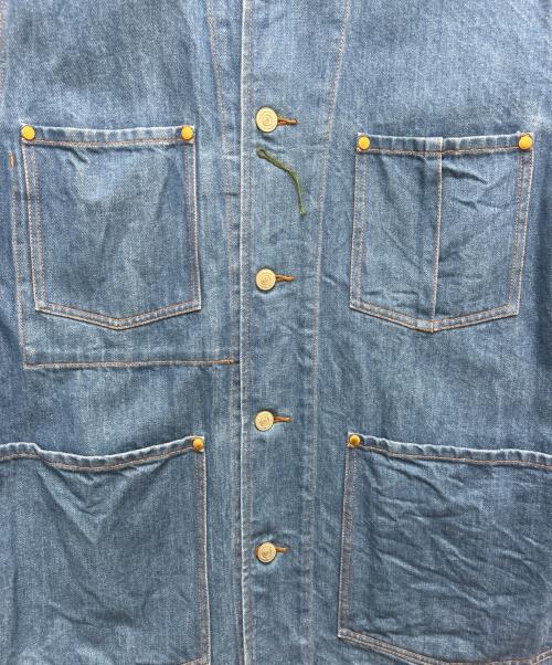 PAUL SMITH（ポールスミス）PAUL SMITH (ポールスミス) カバーオールデニムジャケット インディゴ サイズ:Lの古着・服飾アイテム