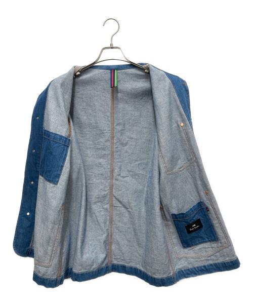 PAUL SMITH（ポールスミス）PAUL SMITH (ポールスミス) カバーオールデニムジャケット インディゴ サイズ:Lの古着・服飾アイテム