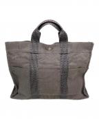 HERMESエルメス）の古着「トートバッグ エールラインMM」｜グレー