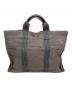HERMES（エルメス）の古着「トートバッグ エールラインMM」｜グレー