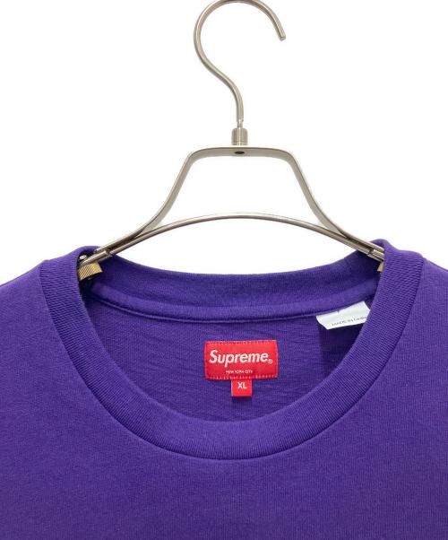 SUPREME（シュプリーム）SUPREME (シュプリーム) 半袖カットソー　Sketch Embroidered S/S Top パープル サイズ:SIZE XLの古着・服飾アイテム