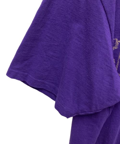 SUPREME（シュプリーム）SUPREME (シュプリーム) 半袖カットソー　Sketch Embroidered S/S Top パープル サイズ:SIZE XLの古着・服飾アイテム