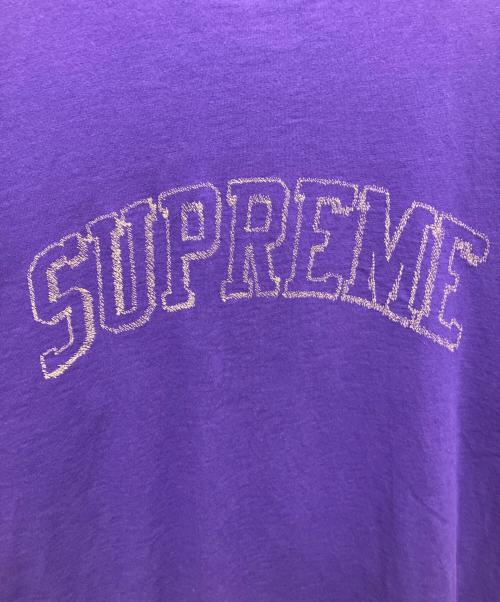 SUPREME（シュプリーム）SUPREME (シュプリーム) 半袖カットソー　Sketch Embroidered S/S Top パープル サイズ:SIZE XLの古着・服飾アイテム