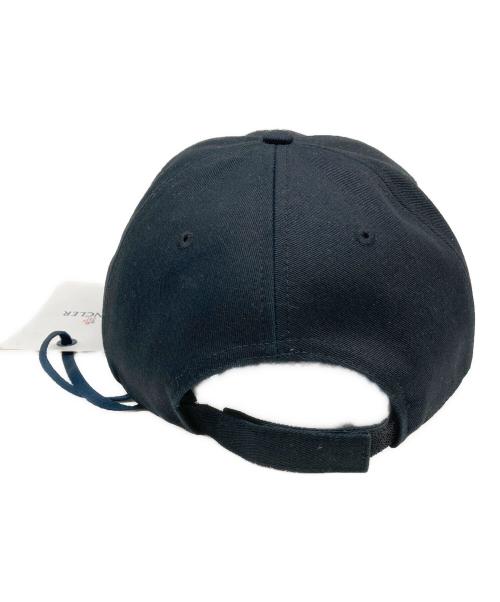 MONCLER（モンクレール）MONCLER (モンクレール) ベースボールキャップ ブラック サイズ:SIZE UNI（58-66cm）の古着・服飾アイテム