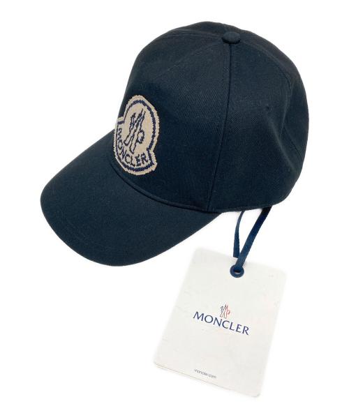 MONCLER（モンクレール）MONCLER (モンクレール) ベースボールキャップ ブラック サイズ:SIZE UNI（58-66cm）の古着・服飾アイテム