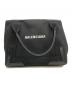 BALENCIAGA（バレンシアガ）の古着「トートバッグ　NAVY CABAS S」｜ブラック