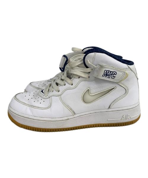 NIKE（ナイキ）NIKE (ナイキ) AIR FORCE 1 MID QS”NYC/WHITE” ホワイト サイズ:US9.5の古着・服飾アイテム