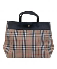 BURBERRY（バーバリー）の古着「ノバチェックハンドバッグ」