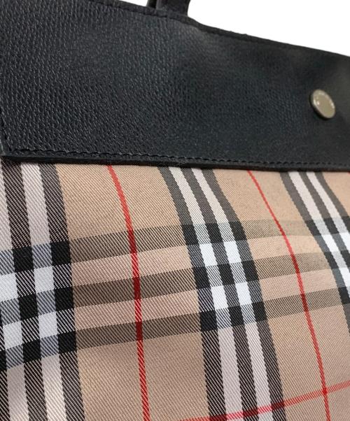 BURBERRY（バーバリー）BURBERRY (バーバリー) ノバチェックハンドバッグの古着・服飾アイテム