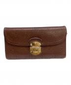 LOUIS VUITTONルイ ヴィトン）の古着「長財布　ポルトフォイユ・アメリア」｜ブラウン