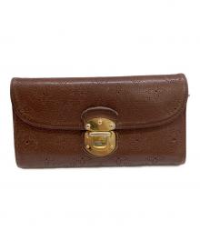 LOUIS VUITTON（ルイ ヴィトン）の古着「長財布　ポルトフォイユ・アメリア」｜ブラウン