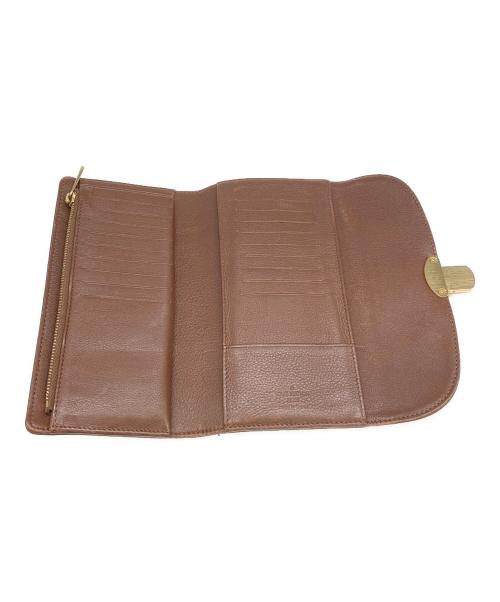 LOUIS VUITTON（ルイ ヴィトン）LOUIS VUITTON (ルイ ヴィトン) 長財布　ポルトフォイユ・アメリア ブラウンの古着・服飾アイテム