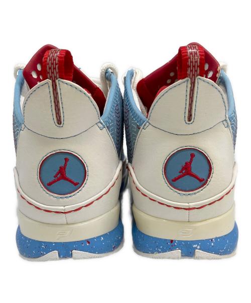 NIKE（ナイキ）NIKE (ナイキ) Air JORDAN Chris Paul cp3 ハイカットスニーカー ホワイト×スカイブルー サイズ:SIZE 24.5cmの古着・服飾アイテム