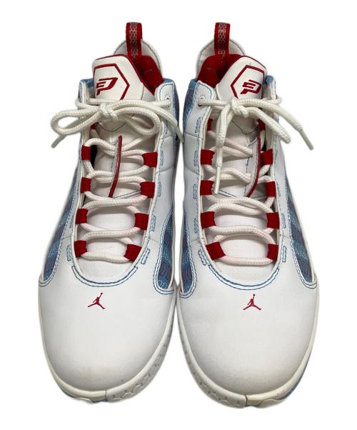 NIKE（ナイキ）NIKE (ナイキ) Air JORDAN Chris Paul cp3 ハイカットスニーカー ホワイト×スカイブルー サイズ:SIZE 24.5cmの古着・服飾アイテム