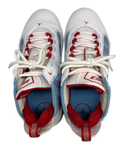 NIKE（ナイキ）NIKE (ナイキ) Air JORDAN Chris Paul cp3 ハイカットスニーカー ホワイト×スカイブルー サイズ:SIZE 24.5cmの古着・服飾アイテム