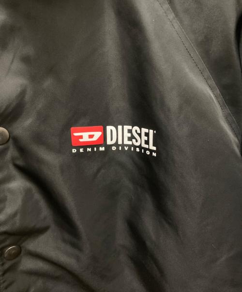 DIESEL（ディーゼル）DIESEL (ディーゼル) ナイロンコーチジャケット ブラック サイズ:Lの古着・服飾アイテム