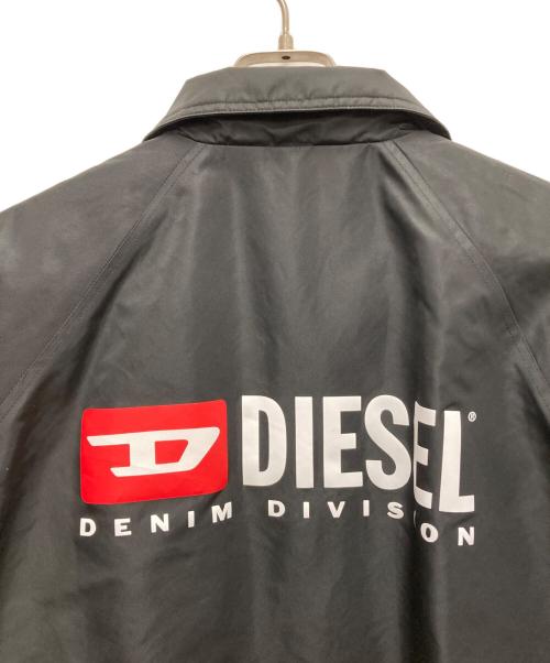 DIESEL（ディーゼル）DIESEL (ディーゼル) ナイロンコーチジャケット ブラック サイズ:Lの古着・服飾アイテム