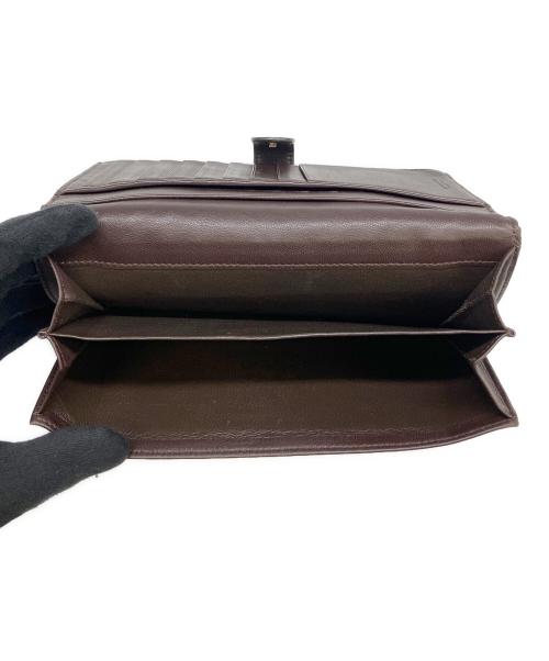 BOTTEGA VENETA（ボッテガベネタ）BOTTEGA VENETA (ボッテガベネタ) 長財布　	イントレチャート ブラウンの古着・服飾アイテム