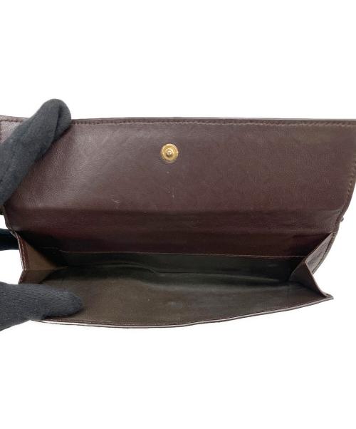 BOTTEGA VENETA（ボッテガベネタ）BOTTEGA VENETA (ボッテガベネタ) 長財布　	イントレチャート ブラウンの古着・服飾アイテム