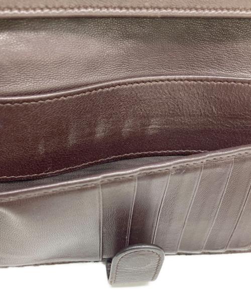 BOTTEGA VENETA（ボッテガベネタ）BOTTEGA VENETA (ボッテガベネタ) 長財布　	イントレチャート ブラウンの古着・服飾アイテム