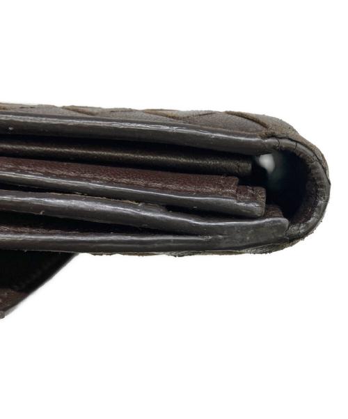 BOTTEGA VENETA（ボッテガベネタ）BOTTEGA VENETA (ボッテガベネタ) 長財布　	イントレチャート ブラウンの古着・服飾アイテム