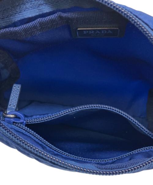 PRADA（プラダ）PRADA (プラダ) ナイロンポーチ ブルーの古着・服飾アイテム