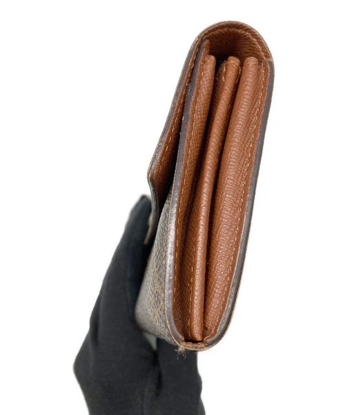 LOUIS VUITTON（ルイ ヴィトン）LOUIS VUITTON (ルイ ヴィトン) 長財布　ポルト モネ クレディ ブラウンの古着・服飾アイテム