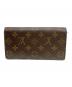LOUIS VUITTON (ルイ ヴィトン) 長財布　ポルト モネ クレディ ブラウン：18000円