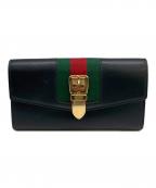 GUCCIグッチ）の古着「長財布」｜ブラック