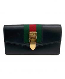 GUCCI（グッチ）の古着「長財布」｜ブラック