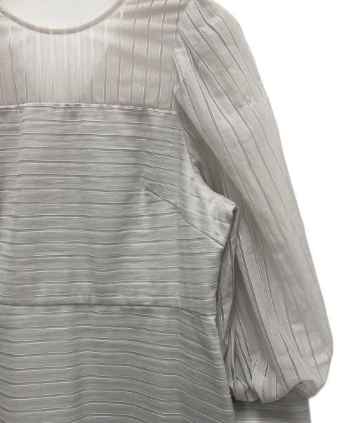 Diagram（ダイアグラム）Diagram (ダイアグラム) 半袖ワンピース グレー サイズ:38の古着・服飾アイテム