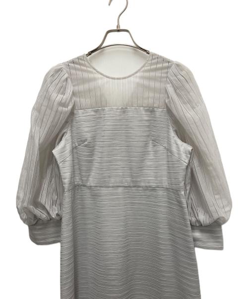 Diagram（ダイアグラム）Diagram (ダイアグラム) 半袖ワンピース グレー サイズ:38の古着・服飾アイテム