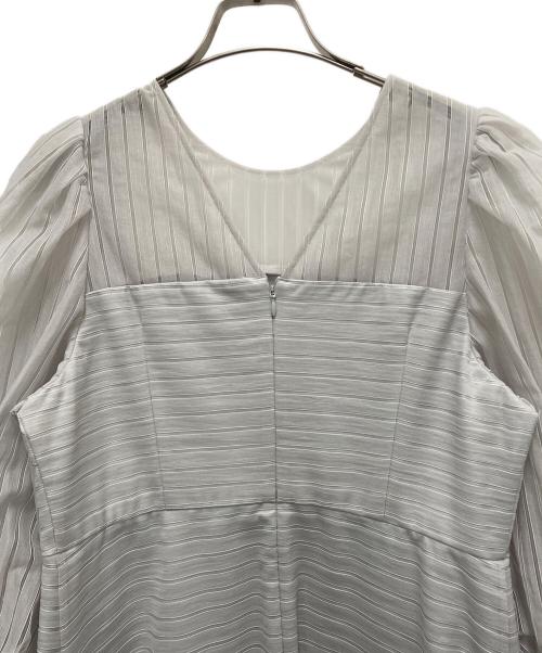 Diagram（ダイアグラム）Diagram (ダイアグラム) 半袖ワンピース グレー サイズ:38の古着・服飾アイテム