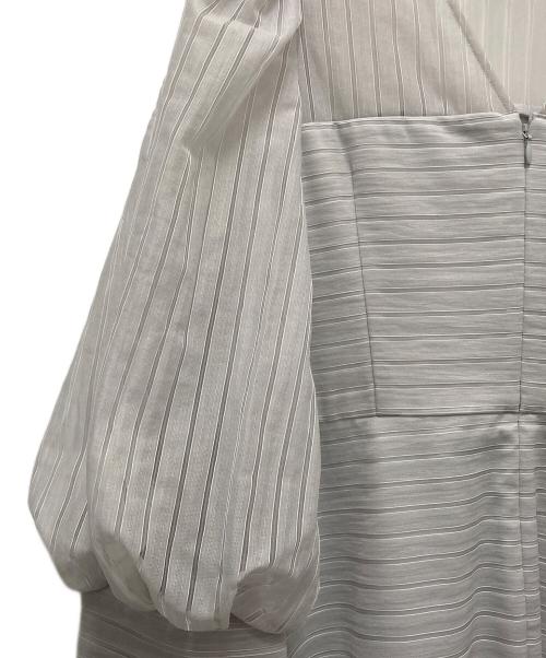 Diagram（ダイアグラム）Diagram (ダイアグラム) 半袖ワンピース グレー サイズ:38の古着・服飾アイテム