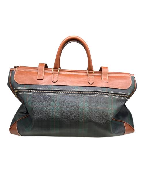 POLO RALPH LAUREN（ポロ・ラルフローレン）POLO RALPH LAUREN (ポロ・ラルフローレン) ボストンバッグ ブラウン×グリーンの古着・服飾アイテム