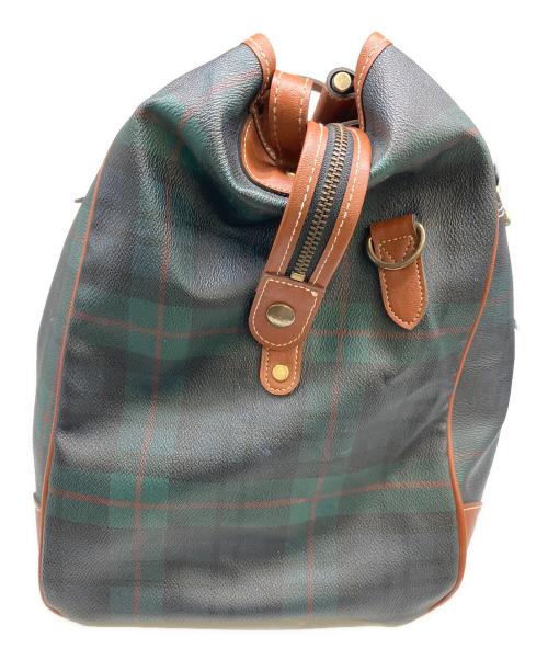 POLO RALPH LAUREN（ポロ・ラルフローレン）POLO RALPH LAUREN (ポロ・ラルフローレン) ボストンバッグ ブラウン×グリーンの古着・服飾アイテム