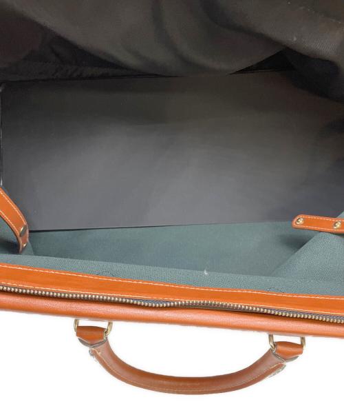 POLO RALPH LAUREN（ポロ・ラルフローレン）POLO RALPH LAUREN (ポロ・ラルフローレン) ボストンバッグ ブラウン×グリーンの古着・服飾アイテム