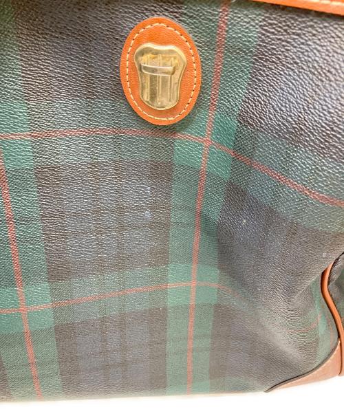 POLO RALPH LAUREN（ポロ・ラルフローレン）POLO RALPH LAUREN (ポロ・ラルフローレン) ボストンバッグ ブラウン×グリーンの古着・服飾アイテム