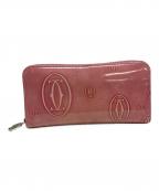 Cartierカルティエ）の古着「長財布　ハッピーバースデー」｜ピンク