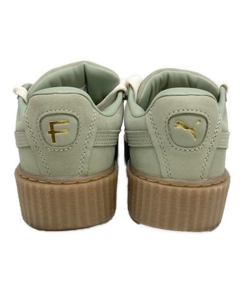 PUMA（プーマ）PUMA (プーマ) Fenty PUMA by Rihanna (フェンティ プーマ バイ リアーナ) FENTY “CREEPER PHATTY NUBUCK” グリーン サイズ:SIZE 24.5cmの古着・服飾アイテム
