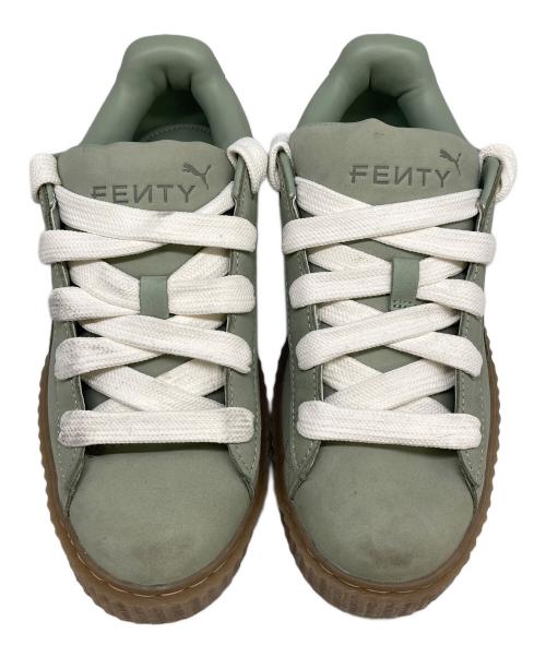 PUMA（プーマ）PUMA (プーマ) Fenty PUMA by Rihanna (フェンティ プーマ バイ リアーナ) FENTY “CREEPER PHATTY NUBUCK” グリーン サイズ:SIZE 24.5cmの古着・服飾アイテム