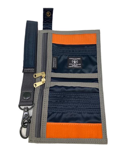 PORTER（ポーター）PORTER (ポーター) CIGARET POKET WALLET ネイビーの古着・服飾アイテム