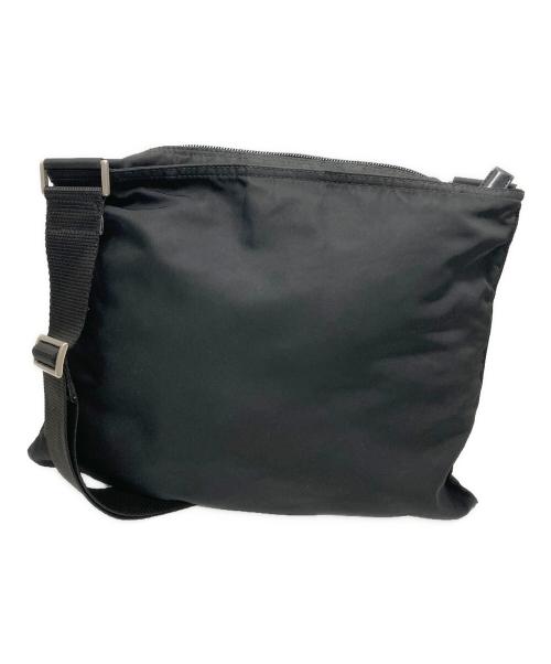 PRADA（プラダ）PRADA (プラダ) ナイロンショルダーバッグ ブラックの古着・服飾アイテム