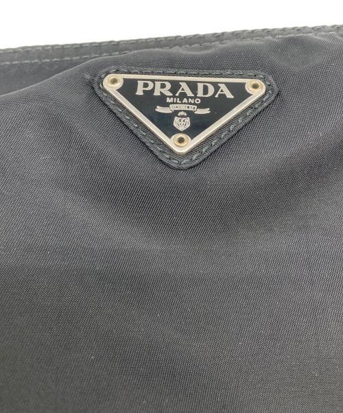 PRADA（プラダ）PRADA (プラダ) ナイロンショルダーバッグ ブラックの古着・服飾アイテム