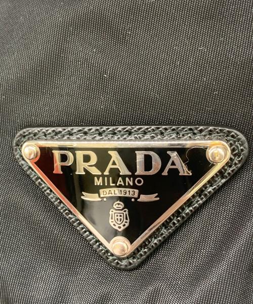 PRADA（プラダ）PRADA (プラダ) RE-NYLONバケットハット ブラック サイズ:SIZE M(58cm)の古着・服飾アイテム
