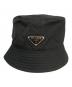 PRADA (プラダ) RE-NYLONバケットハット ブラック サイズ:SIZE M(58cm)：50000円