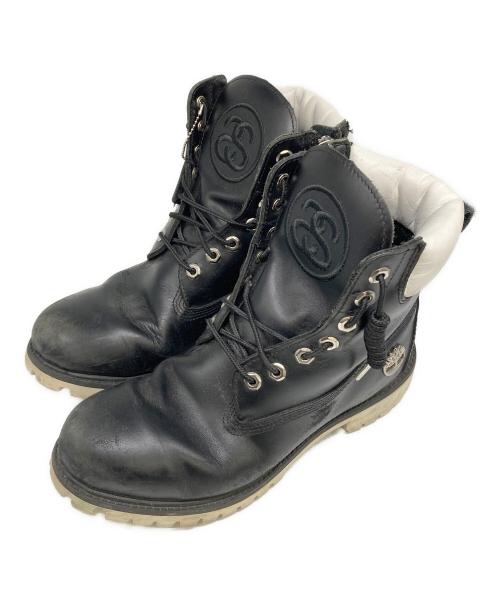 Timberland（ティンバーランド）Timberland (ティンバーランド) stussy (ステューシー) ブーツ ブラック サイズ:SIZE 26.5cmの古着・服飾アイテム