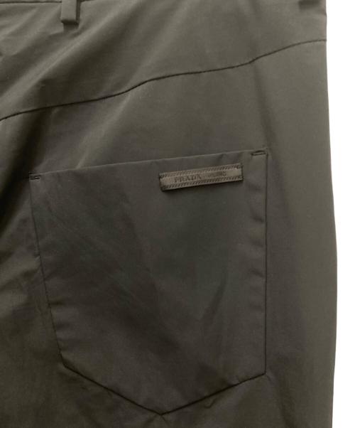 PRADA（プラダ）PRADA (プラダ) スラックスパンツ ブラック サイズ:46の古着・服飾アイテム