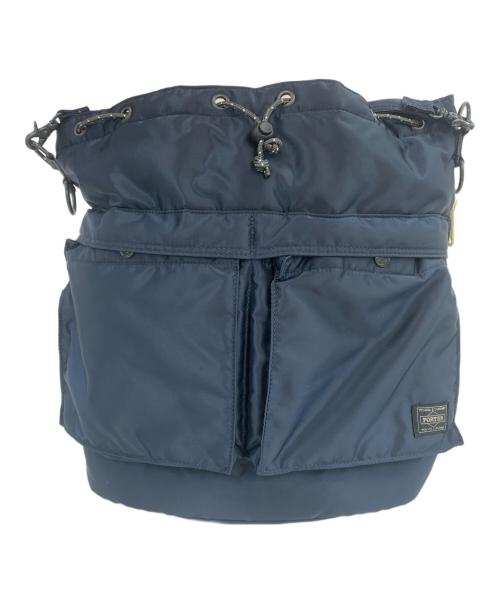 PORTER（ポーター）PORTER (ポーター) ショルダーバッグ PX TANKER  2WAY TOOL BAG(L) ネイビーの古着・服飾アイテム