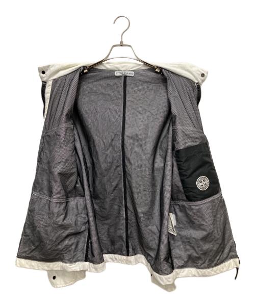 STONE ISLAND（ストーンアイランド）STONE ISLAND (ストーンアイランド) M65 Tyveck Multi Pocket Jacke ホワイト サイズ:Lの古着・服飾アイテム